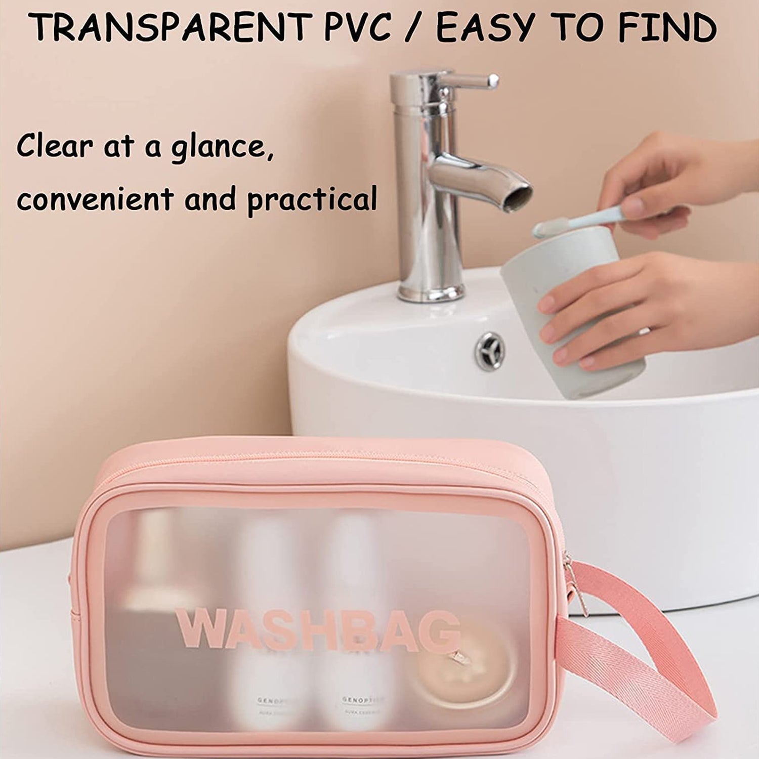 Cosmetic Pouch, Make up Bag for Home & Travel, Toiletry Bag for Cosmetics, Brushes, Accessories Set of 3 Small, Medium & Big - Wash Bag Cosmetic Pouch, Make up Bag for Home & Travel, Toiletry Bag for Cosmetics, Brushes, Accessories Set of 3 Small, Medium & Big - Wash Bag